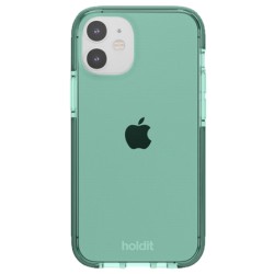 Holdit Seethru Θήκη Slim Back cover Σιλικόνης για iPhone 12 Mini (MagSafe/100% Vegan/Ανακυκλώσιμα Υλικά/Εco Friendly) Moss Green