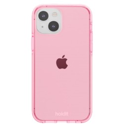 Holdit Seethru Θήκη Slim Back cover Σιλικόνης για iPhone 14 (MagSafe/100% Vegan/Ανακυκλώσιμα Υλικά/Εco Friendly) Bright Pink