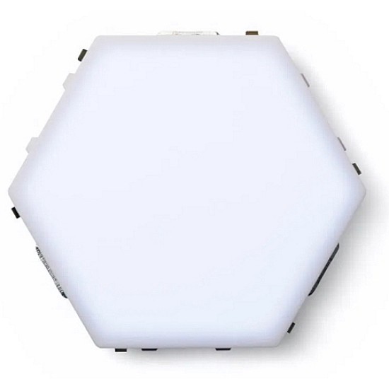 Led Μαγνητικό Επιτοίχιο Φωτιστικό Αφής – Quantum White LED Hexagonal 6500k σετ 3 τεμαχίων