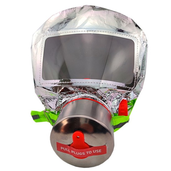Fire Escape Mask TZL 30 Αντιασφυξιογόνα Κουκούλα Μάσκα Καπνου με Φίλτρο 30 Λεπτών (CO, HCN, HCL, τοξικά αέρια, αιθαλομίχλη) 