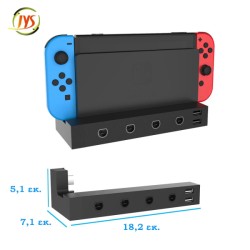JYS NS206  Hub για Nintendo Switch για έως 4 Gamepad
