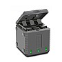 RuigPro Φορτιστής Charging Box μπαταριών 3 θέσεων για GoPro 5/6/7/8 + 3 μπαταρίες δώρο (RG-601-3CH)