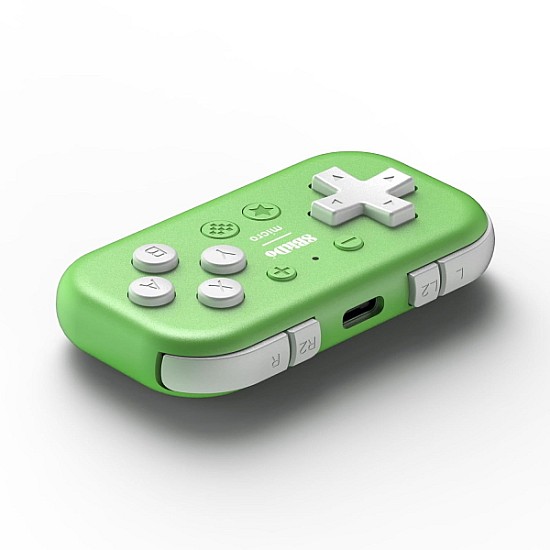 8Bitdo Micro Ασύρματο Bluetooth Gamepad Pocket-sized Mini για Switch / Android / Raspberry Pi Πράσινο