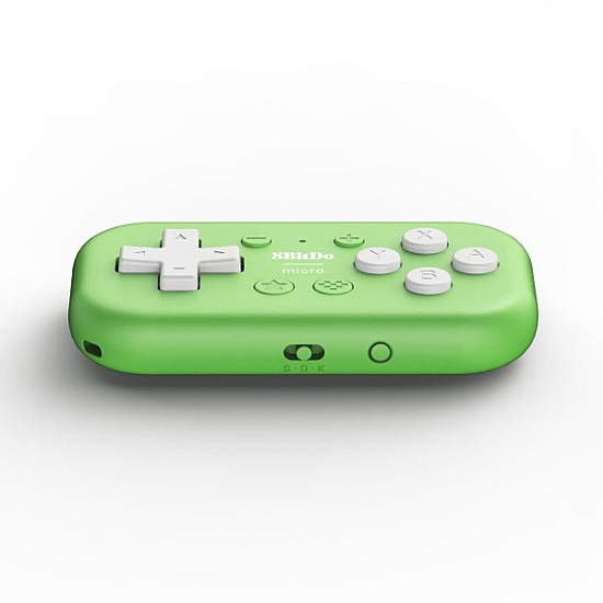 8Bitdo Micro Ασύρματο Bluetooth Gamepad Pocket-sized Mini για Switch / Android / Raspberry Pi Πράσινο
