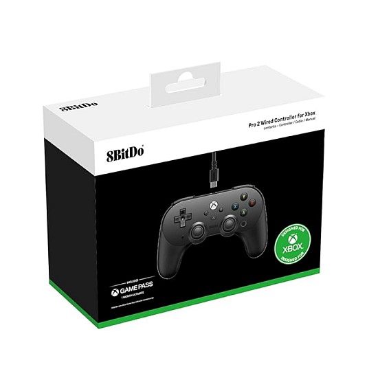 8Bitdo Pro 2 Ενσύρματο Gamepad για PC / Xbox One / Xbox Series Black