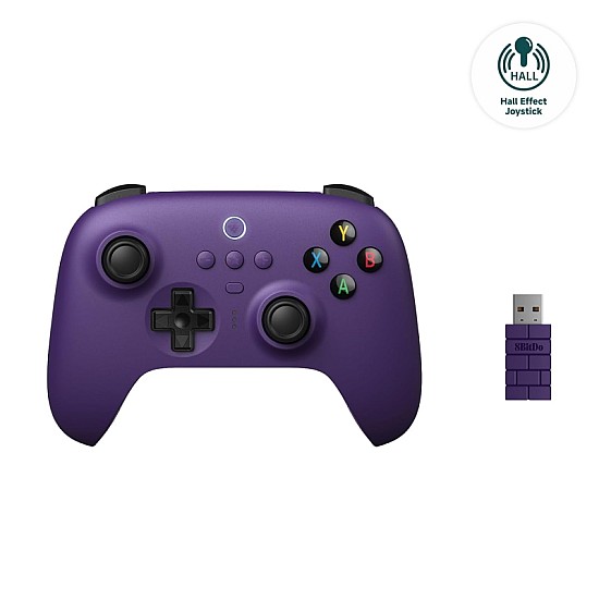 8Bitdo Ultimate 2.4G with Charging Dock Ασύρματο Gamepad για Android / IOS / PC Purple 8Bitdo Ultimate 2.4G with Charging Dock Ασύρματο Gamepad για Android / IOS / PC Purple