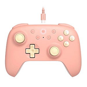 8BitDo Ultimate 2C Wired Controller για Windows/Android (Hall Effect Μοχλοί και Triggers/Δόνηση Rumble) - Peach