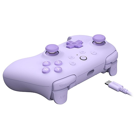 8BitDo Ultimate 2C Wired Controller για Windows/Android (Hall Effect Μοχλοί και Triggers/Δόνηση Rumble) - Purple