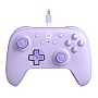 8BitDo Ultimate 2C Wired Controller για Windows/Android (Hall Effect Μοχλοί και Triggers/Δόνηση Rumble) - Purple