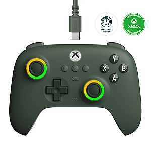 8BitDo Ultimate C Wired Controller για Xbox (Ενσύρματο για Xbox Series X|S και One και Windows 10 και μετά) Dark Green