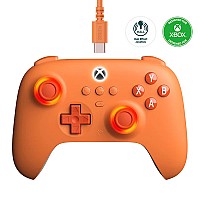 8BitDo Ultimate C Wired Controller για Xbox (Ενσύρματο για Xbox Series X|S και One και Windows 10 και μετά) Orange