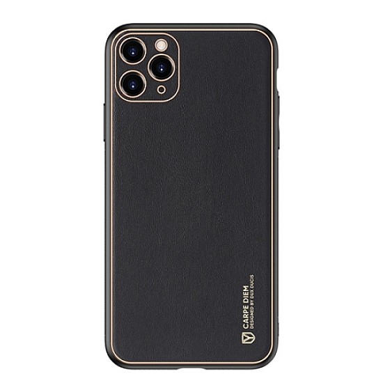 Dux Ducis Yolo Series Δερμάτινη θήκη για iPhone 11 Pro (Μαύρο) Dux Ducis Yolo Series Δερμάτινη θήκη για iPhone 11 Pro (Μαύρο)