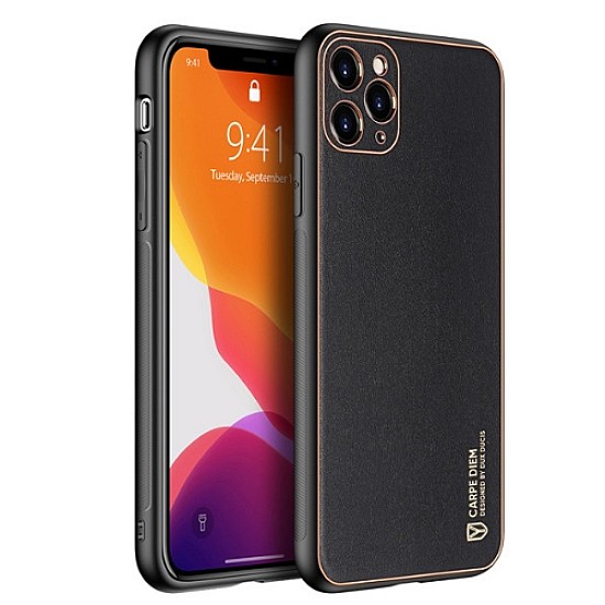 Dux Ducis Yolo Series Δερμάτινη θήκη για iPhone 11 Pro (Μαύρο) Dux Ducis Yolo Series Δερμάτινη θήκη για iPhone 11 Pro (Μαύρο)
