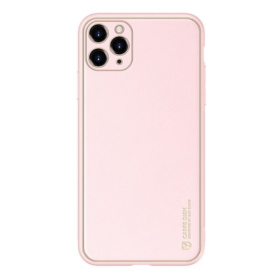 Dux Ducis Yolo Series Δερμάτινη θήκη για iPhone 11 Pro (Ροζ) Dux Ducis Yolo Series Δερμάτινη θήκη για iPhone 11 Pro (Ροζ)