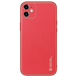 Dux Ducis Yolo Series Δερμάτινη θήκη για iPhone 12 Mini (Κόκκινο)