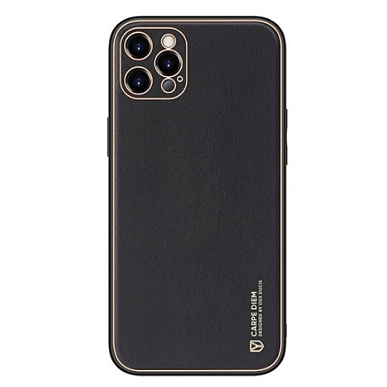 Dux Ducis Yolo Series Δερμάτινη θήκη για iPhone 12 Pro (Μαύρο) Dux Ducis Yolo Series Δερμάτινη θήκη για iPhone 12 Pro (Μαύρο)