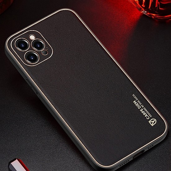 Dux Ducis Yolo Series Δερμάτινη θήκη για iPhone 12 Pro (Μαύρο) Dux Ducis Yolo Series Δερμάτινη θήκη για iPhone 12 Pro (Μαύρο)