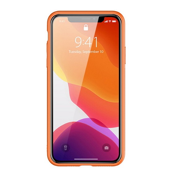 Dux Ducis Yolo Series Δερμάτινη θήκη για iPhone 11 Pro Max (Πορτοκαλί)