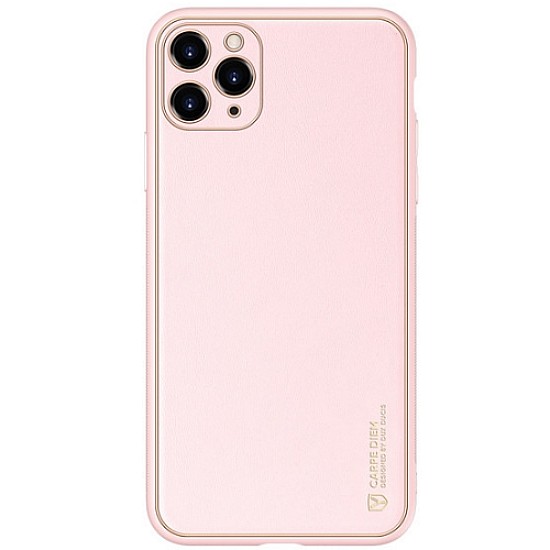 Dux Ducis Yolo Series Δερμάτινη θήκη για iPhone 11 Pro Max (Ροζ)