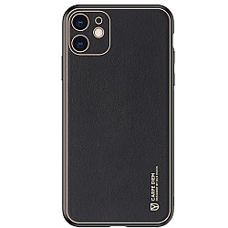 Dux Ducis Yolo Series Δερμάτινη θήκη για iPhone 11 (Μαύρο)