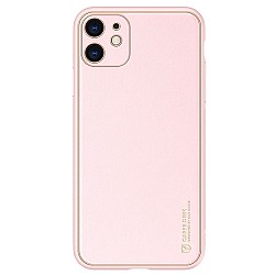 Dux Ducis Yolo Series Δερμάτινη θήκη για iPhone 11 (Ροζ)