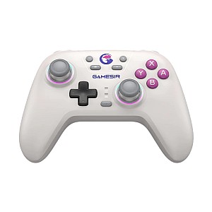 GameSir Nova HD Rumble NS RGB Multiplatform Gamepad (Bluetooth/USB-C/Ασύρματο) (PC/Switch/iOS/Android) White