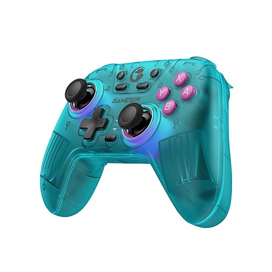 GameSir Nova HD Rumble NS RGB Multiplatform Gamepad (Bluetooth/USB-C/Ασύρματο) (PC/Switch/iOS/Android) Teal