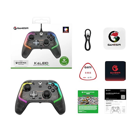 Gamesir Kaleid Ενσύρματο Gamepad με Hall Effect και RGB για PC / Xbox One / Xbox Series