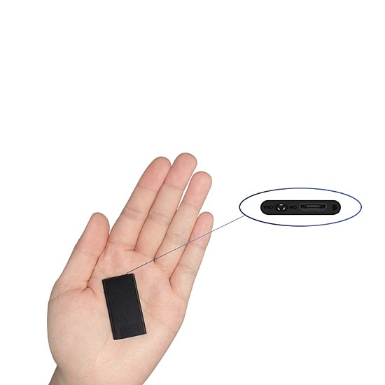 JNN Q1 Μικροσκοπικό Καταγραφικό Ήχου με ανίχνευση ήχου/Σύνδεση με κινητό (8GB)