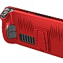 JYS SD012 Προστατευτική Θήκη με Αποσπώμενο Καπάκι και Σταντ Όρθιας Στήριξης για Steam Deck (Red)