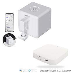 MOES Bluetooth Smart Fingerbot Plus - Ασύρματο Έξυπνο Πλήκτρο Touch On/Off (Fingerbot + Bluetooth Hub)