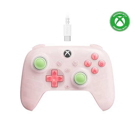 8BitDo Ultimate Mini Wired Controller για Xbox & PC - Translucent Pink mini χειριστήριο Xbox