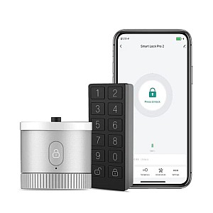 Moes Έξυπνη Κλειδαριά WiFi/Bluetooth με Bank-grade AES128 Bit και TLS Encryption (Πληκτρολόγιο και Κλειδαριά)(Ξεκλείδωμα με: Pin/Κλειδί/Εφαρμογή) BDL-BG-R2-EU-SR-MS+BDL-BG-R2-KIT