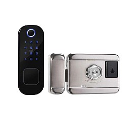 Moes WDL-R5-2 Έξυπνη Κλειδαριά WiFi Συρόμενων Θυρών για όλες τις πόρτες (Ξεκλείδωμα με: Fingerprint/Pin/Κλειδί/Εφαρμογή/Κάρτα)