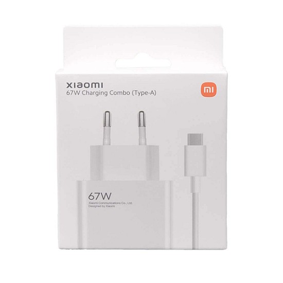 Xiaomi Φορτιστής με Θύρα USB-A και Καλώδιο USB-C 67W Λευκός (BHR6035EU) Xiaomi Φορτιστής με Θύρα USB-A και Καλώδιο USB-C 67W Λευκός (BHR6035EU)