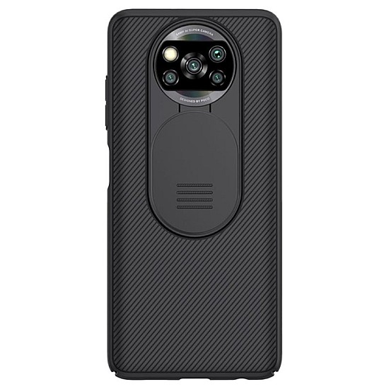 Nillkin® CamShield Back Cover Σιλικόνης (Xiaomi Poco X3 NFC/Poco X3 Pro) Μαύρο