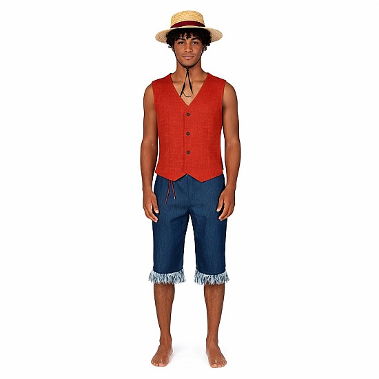 Ανδρική Στολή One Piece Straw Hat (Alice Party 073083)