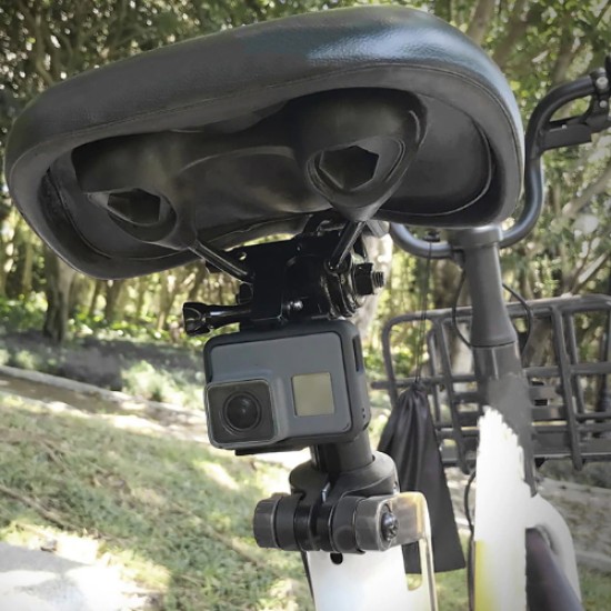 RuigPro GP2025 Universal Βάση Action Camera για Σέλα Ποδηλάτου (Μαύρο)