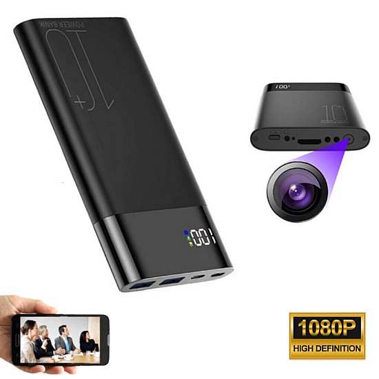 S-Talk B5 - Spy Κρυφή Κάμερα Powerbank - 1080P Live Εικόνα Μέσω Ιντερνετ (Android/iOS) (Ανιχν. Κίνησης/Night Vision)