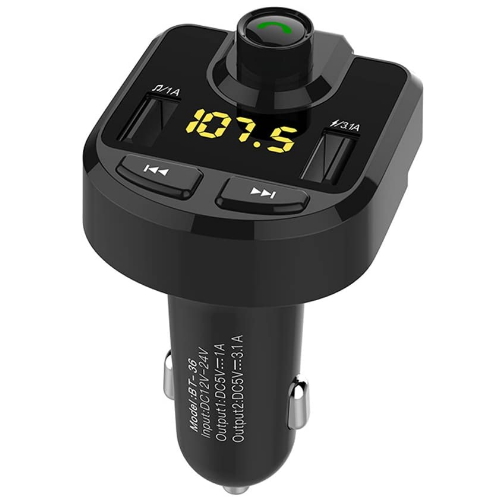 ShiZhen BT36 FM Transmitter Αυτοκινήτου με Bluetooth(2 USB/3.1A)