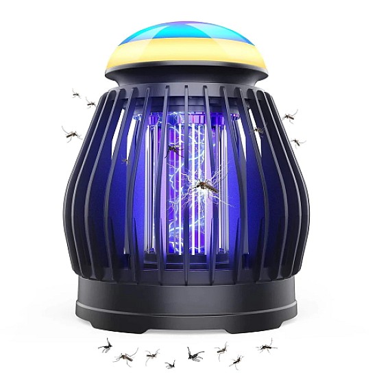 Skysonic Mosquito Repellent Killer Lamp Ηλεκτρική Εντομοπαγίδα 5W (Ρεύμα/Power Bank/Αυτοκίνητο)