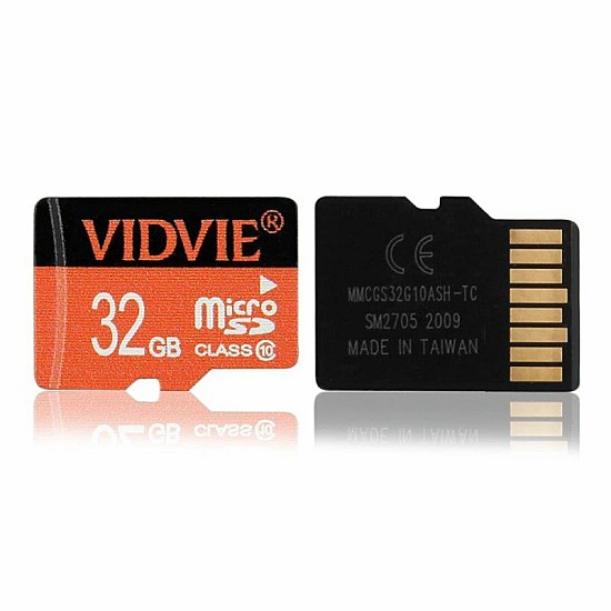 VIDVIE 32GB Micro SDHC Card (mSD) Class 10 (SD2501)