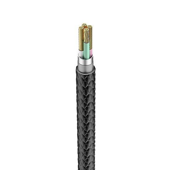 Veger V105 Braided USB to Lightning Cable Μαύρο 1.2m (V105)