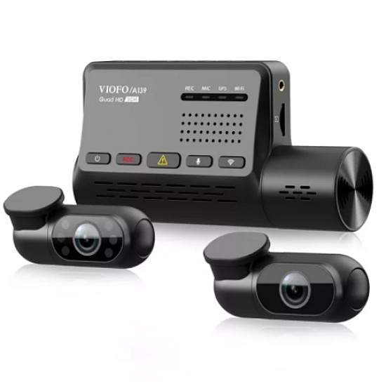 Viofo A139 3CH 3 Channel Κάμερα Αυτοκινήτου 2K 1440P με GPS και 5GHZ WI-FI 