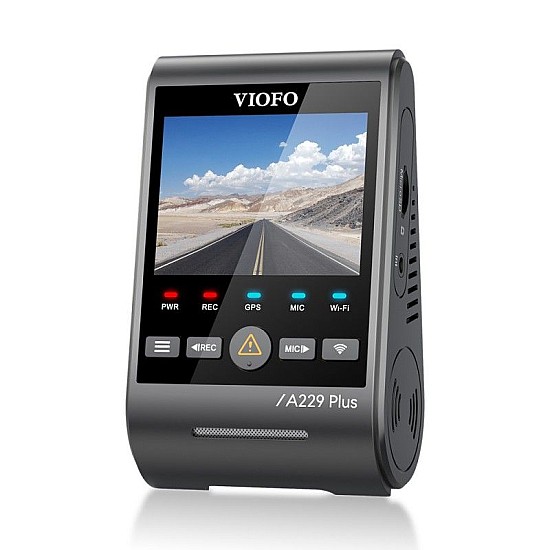 Viofo A229 Plus Κάμερα Dash Αυτοκινήτου DVR με Φωνητικές Εντολές (2K HDR/Sony Starvis 2/Φωνητική Εντολή/GPS/WiFi/LCD 2.4")