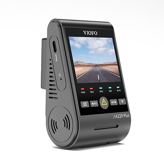 Viofo A229 Plus Κάμερα Dash Αυτοκινήτου DVR με Φωνητικές Εντολές (2K HDR/Sony Starvis 2/Φωνητική Εντολή/GPS/WiFi/LCD 2.4")