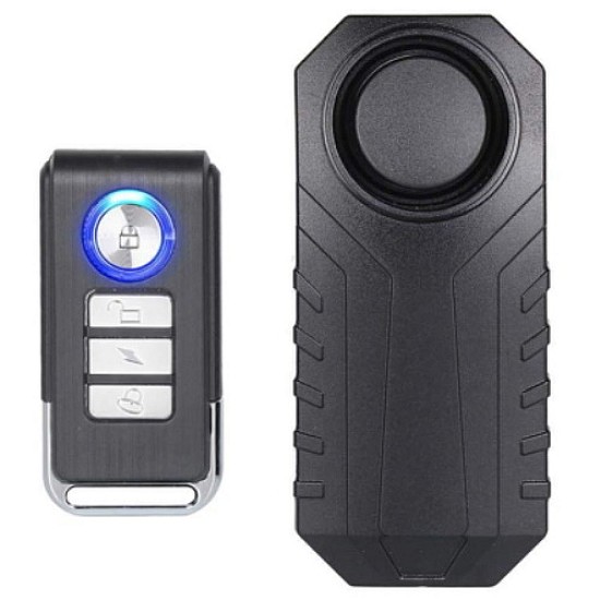 Waterproof Remote Control Bike Συναγερμός για Ποδηλάτου/Ηλεκτρικό Πατίνι Μαύρος Αδιάβροχος Αντικραδασμικός Waterproof Remote Control Bike Συναγερμός για Ποδηλάτου/Ηλεκτρικό Πατίνι Μαύρος Αδιάβροχος Αντικραδασμικός