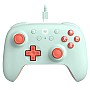 8BitDo Ultimate 2C Wired Controller για Windows/Android (Hall Effect Μοχλοί και Triggers/Δόνηση Rumble) - Mint