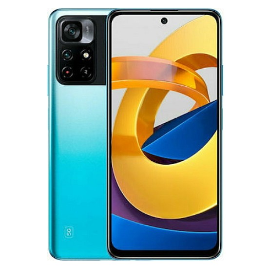Xiaomi Poco M4 Pro 5G (6.6" 90Hz/50MP Βασική Κάμερα/5000mAh/NFC/4GB-64GB) Cool Blue (Δώρο Ακουστικά)