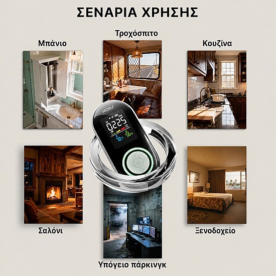 Αυτόνομος ανιχνευτής CO και αερίου
